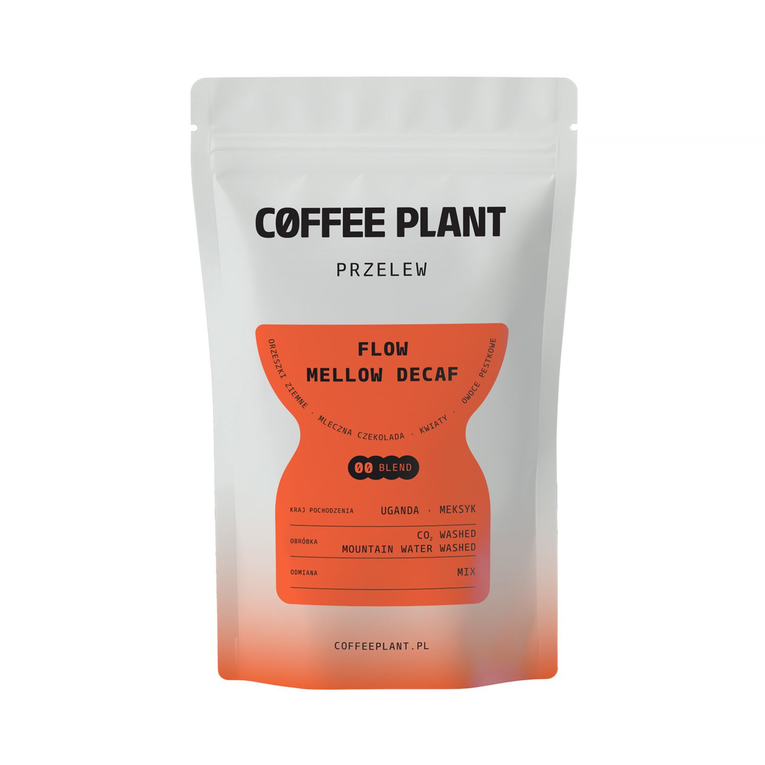 COFFEE PLANT - kawa ziarnista bezkofeinowa FLOW Mellow Decaf Filter 100 g