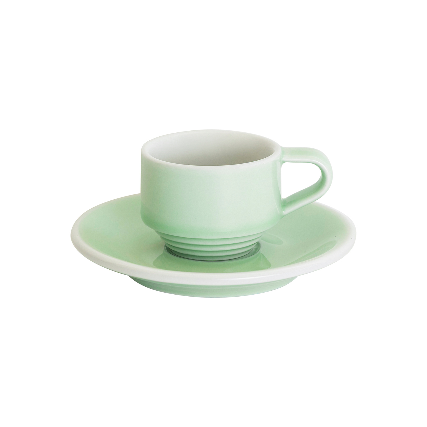 Loveramics Deco - 60 ml Espresso cup and saucer - Green
