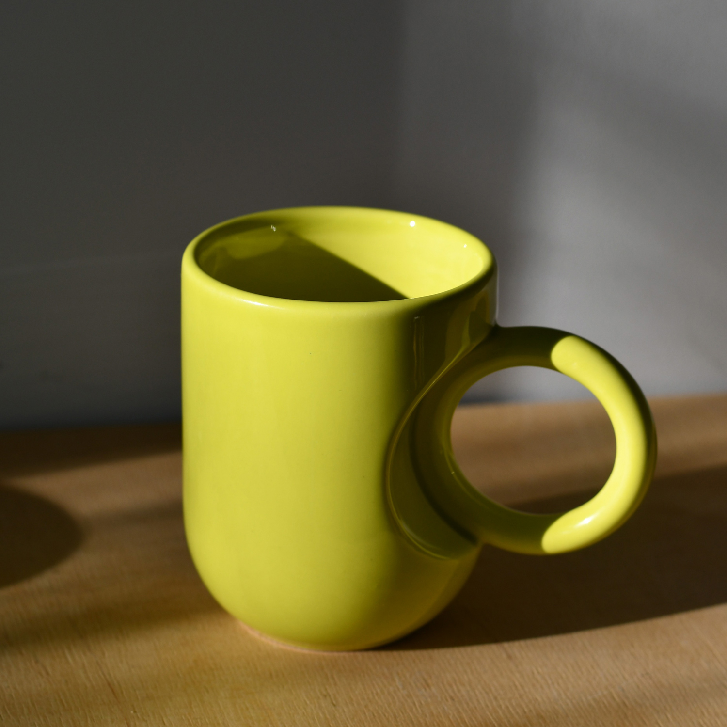 NOT.BAD - kubek ceramiczny BAD MOOD limonkowy 290 ml