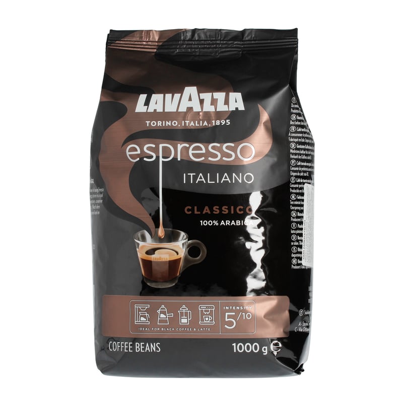 Lavazza Caffe Espresso Italiano Classico - Coffee Beans 1kg