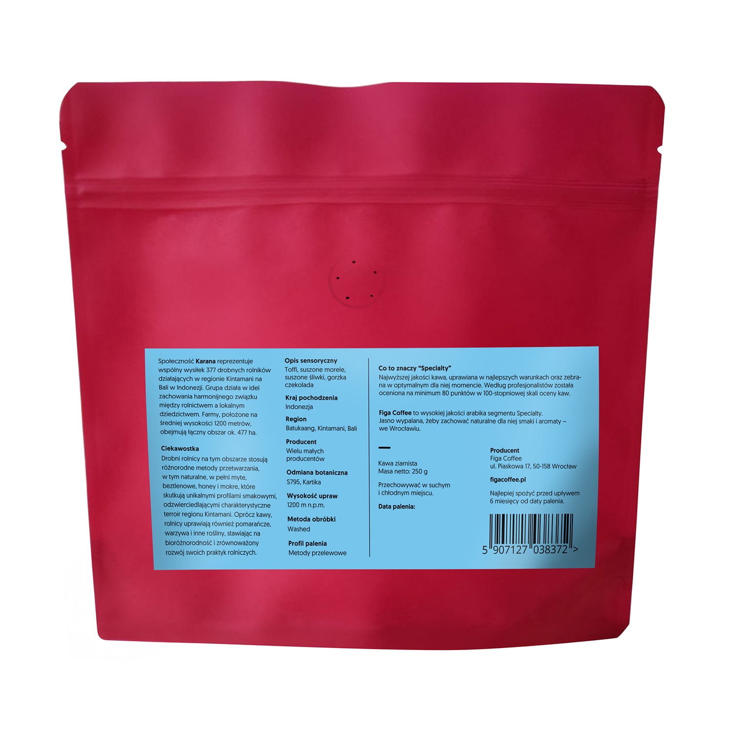Figa Coffee - Indonesia Bali Karana Washed Filter 250g