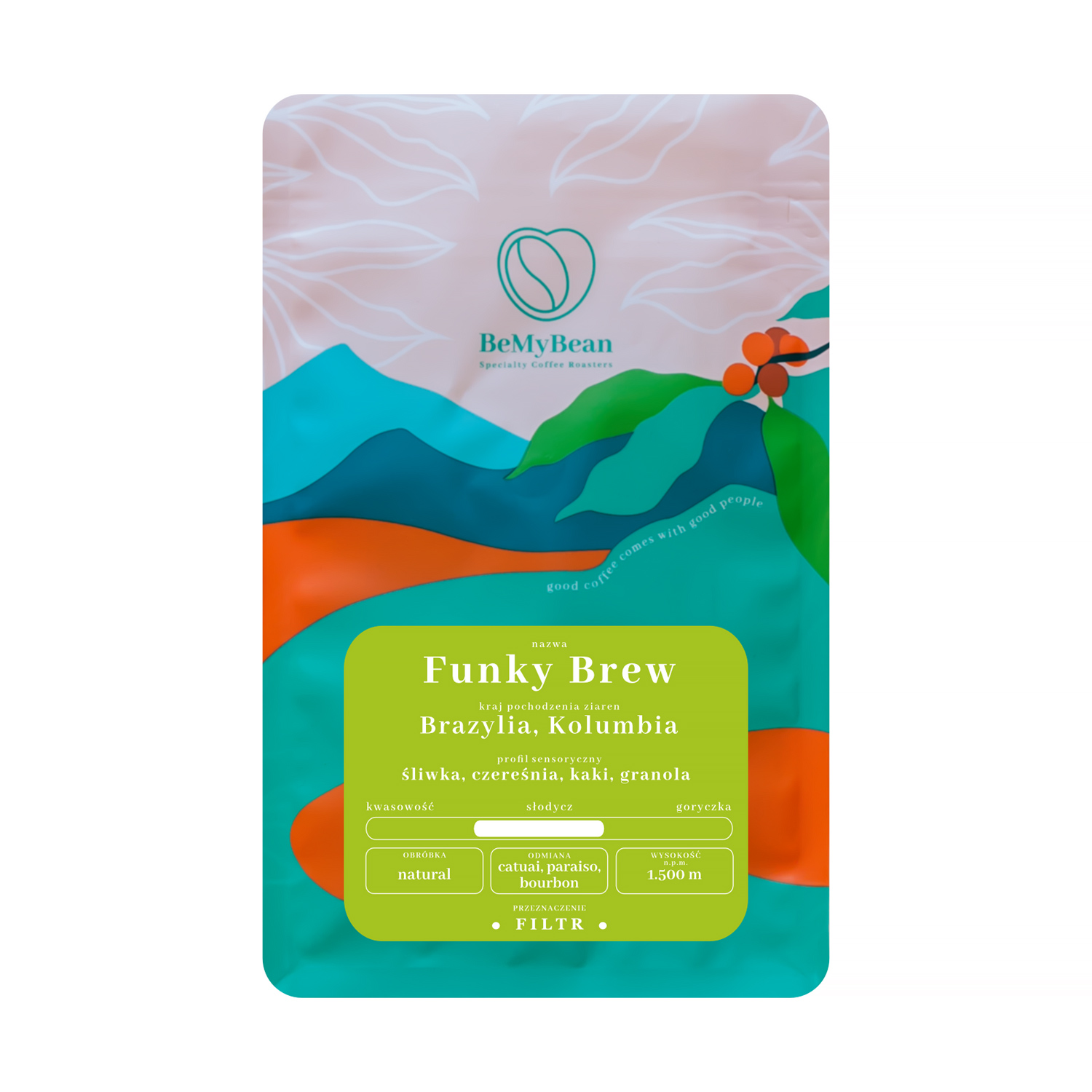 BeMyBean - Funky Brew Natural Filter 250g