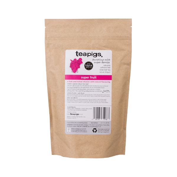 teapigs Super Fruit herbata sypana 200g