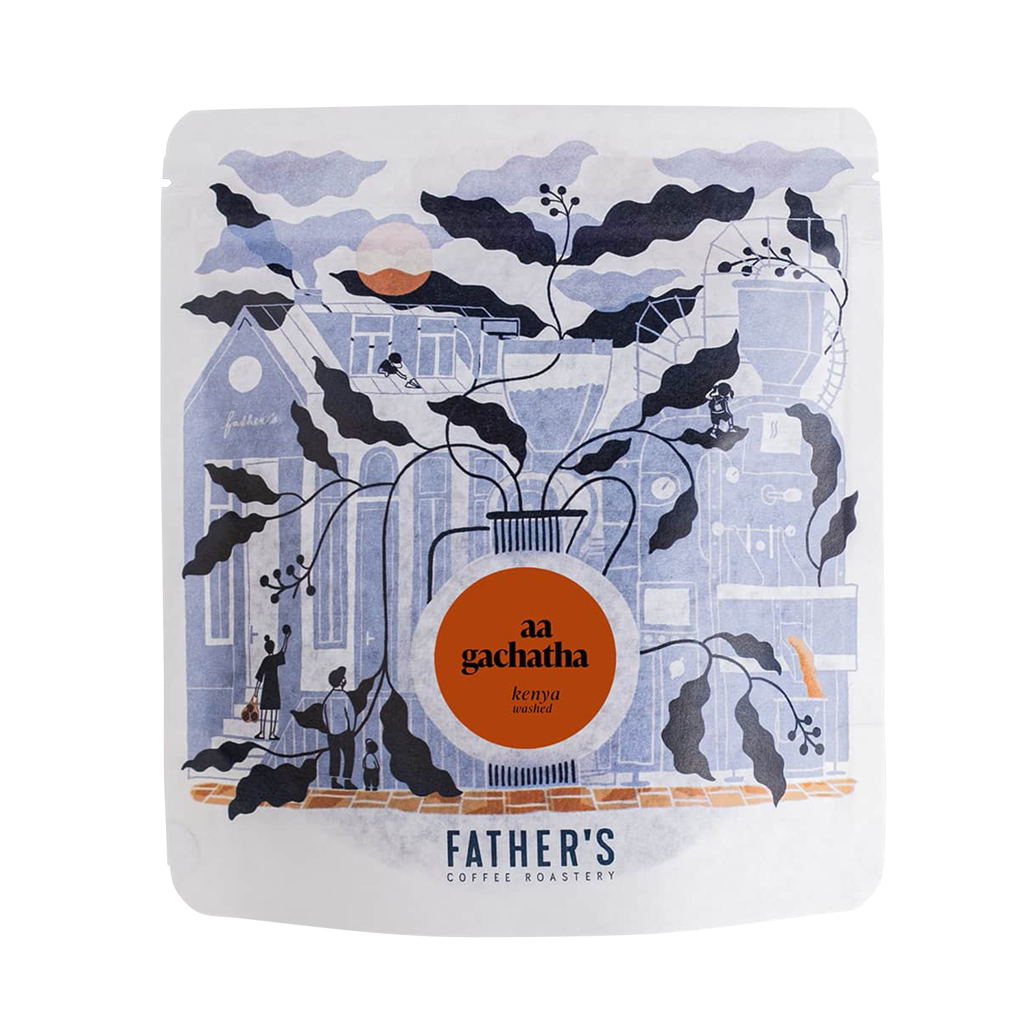 Father's Coffee - kawa ziarnista Kenia Gachatha AA Washed Filter 300 g (outlet)