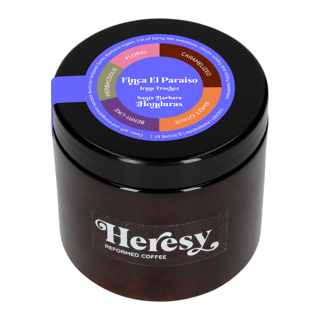 Heresy - kawa ziarnista Honduras Finca El Paraiso Honey Parainema Filter 252 g
