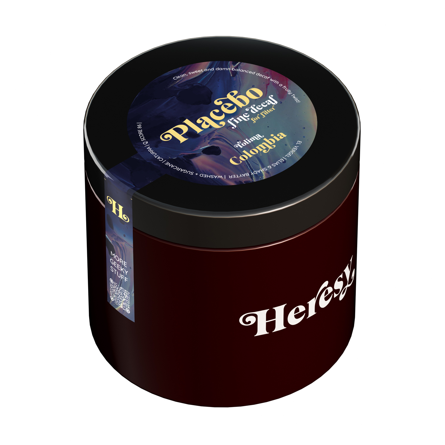 Heresy - Colombia Placebo Fine Decaf Filter 252 g