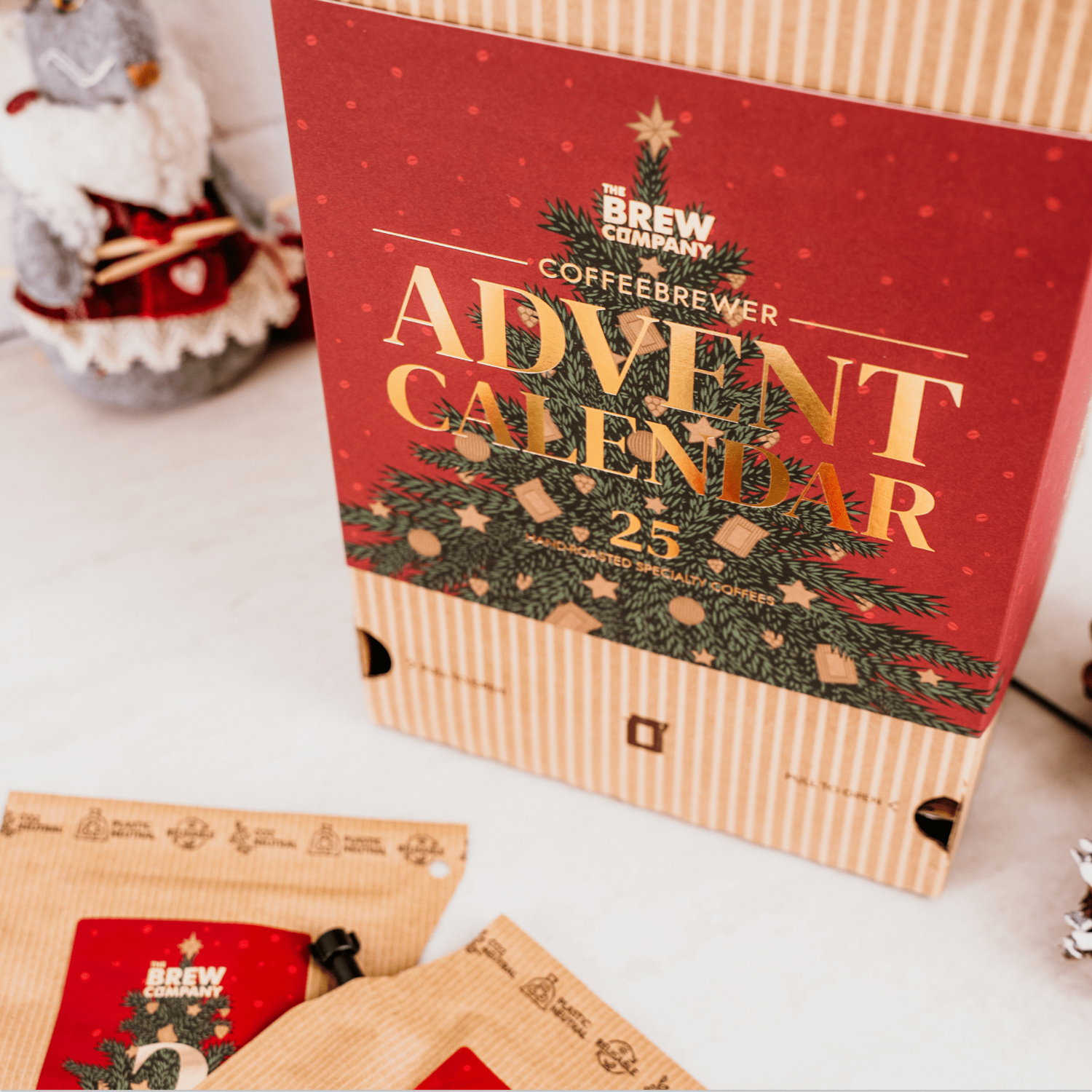 The Brew Company - Advent Calendar Festive Red Coffee Omniroast 525 g