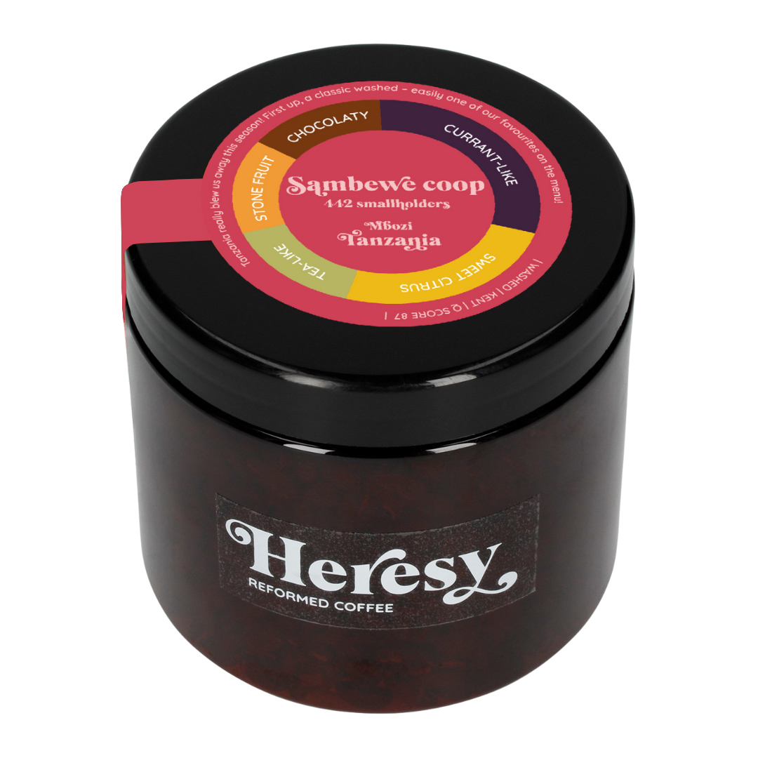 Heresy - kawa ziarnista Tanzania Sambewe Washed Filter 252 g
