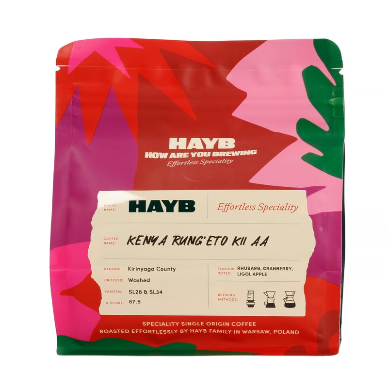 HAYB - Kenya Rung'eto Kii Washed Filter 250g