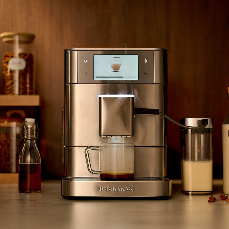 KitchenAid - Automatic Espresso Machine KF8 inox