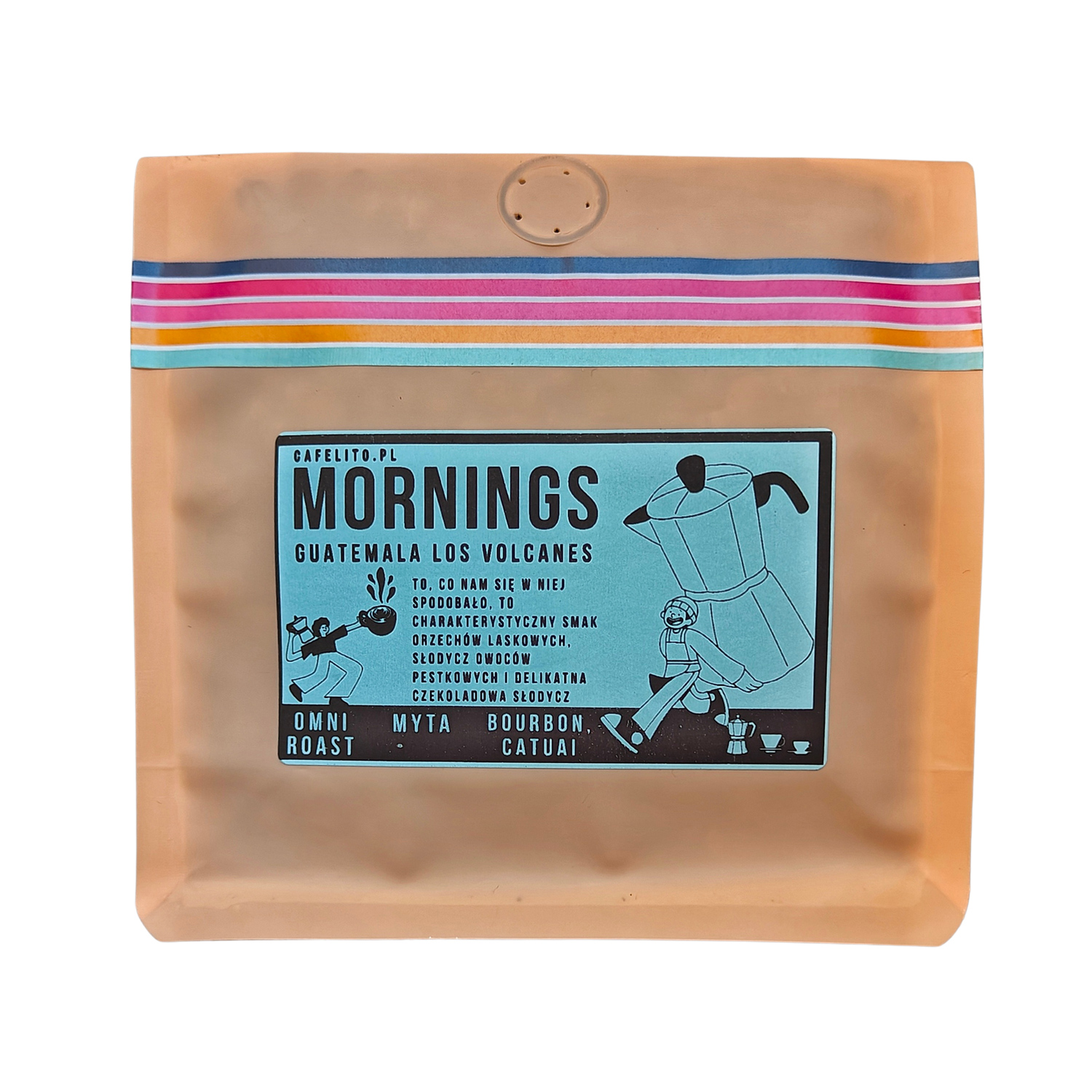 Cafelito - kawa ziarnista Gwatemala Mornings Washed Omniroast 250 g