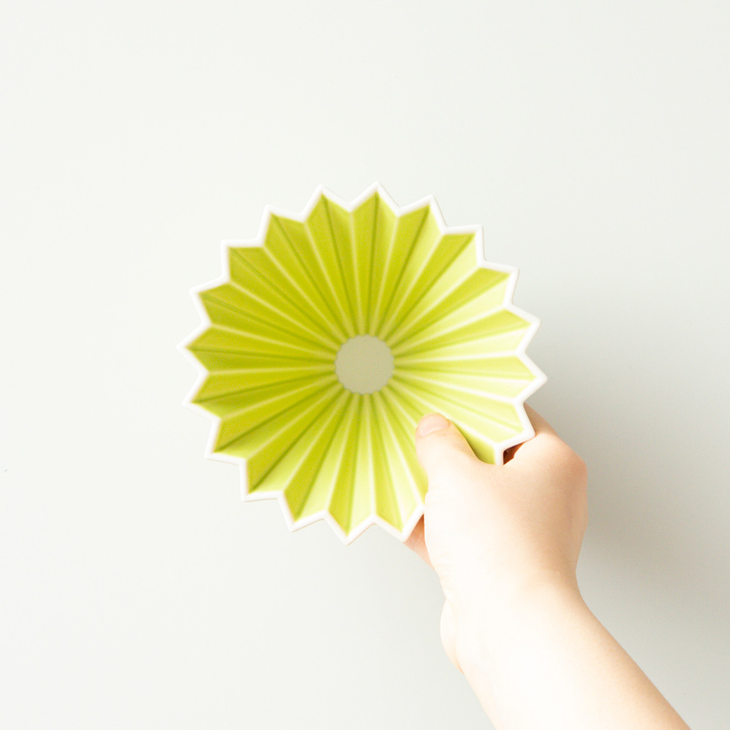 ORIGAMI dripper ceramiczny S 1-2 fil. zielony