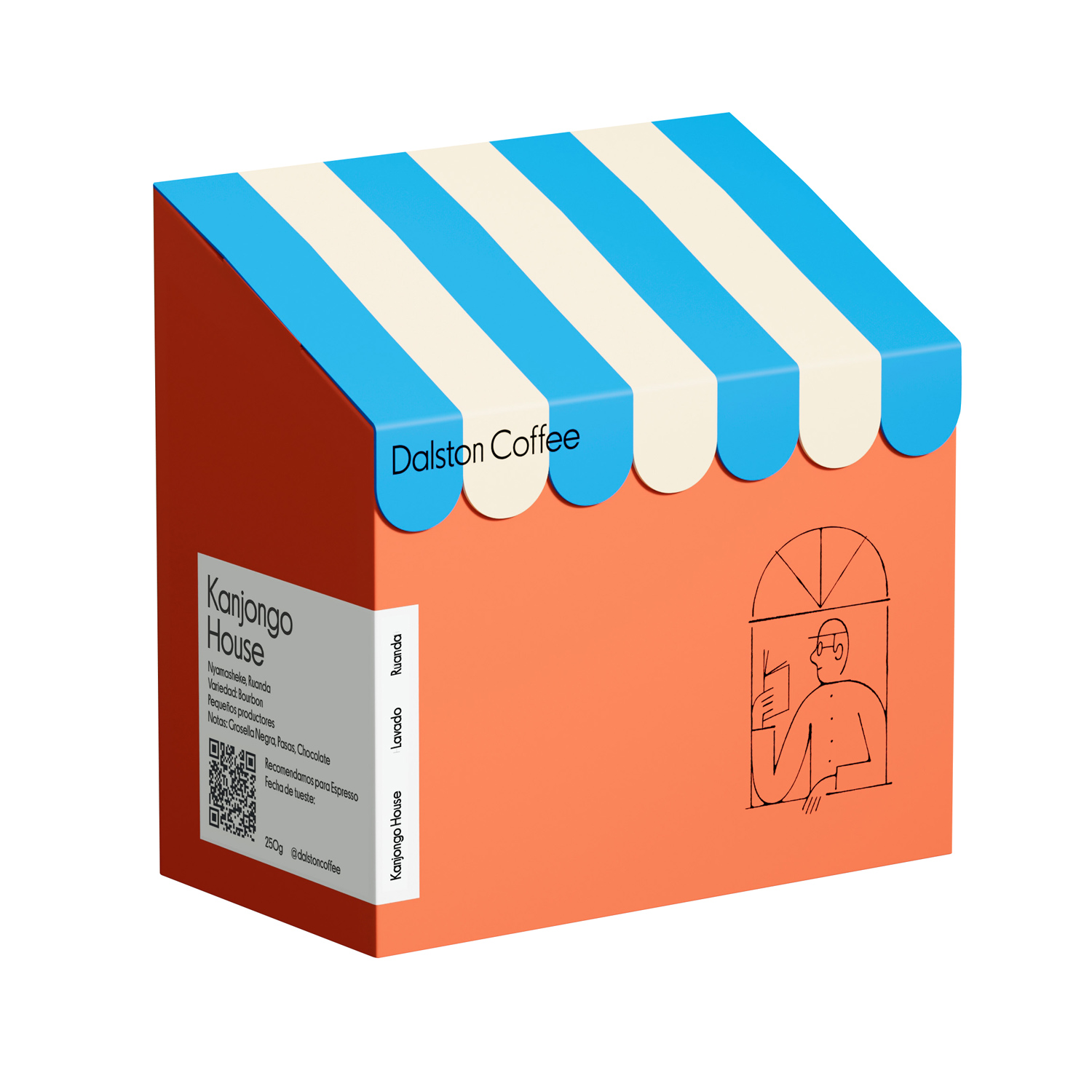 Dalston Coffee - kawa ziarnista Rwanda Kanjongo Washed Espresso 250 g