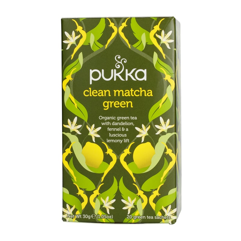 Pukka - Clean Matcha Green BIO - Herbata 20 saszetek