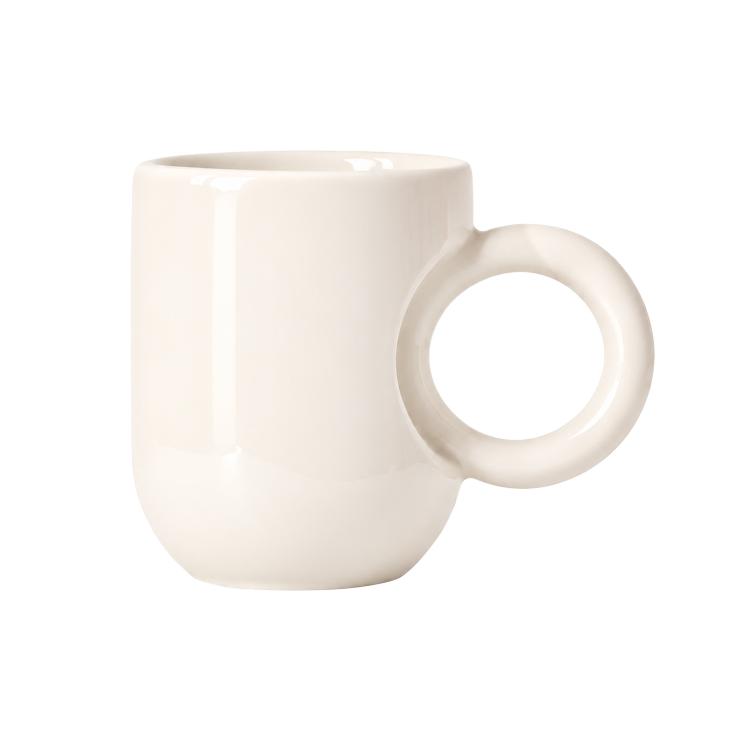 NOT.BAD - kubek ceramiczny BAD MOOD beżowy 290 ml