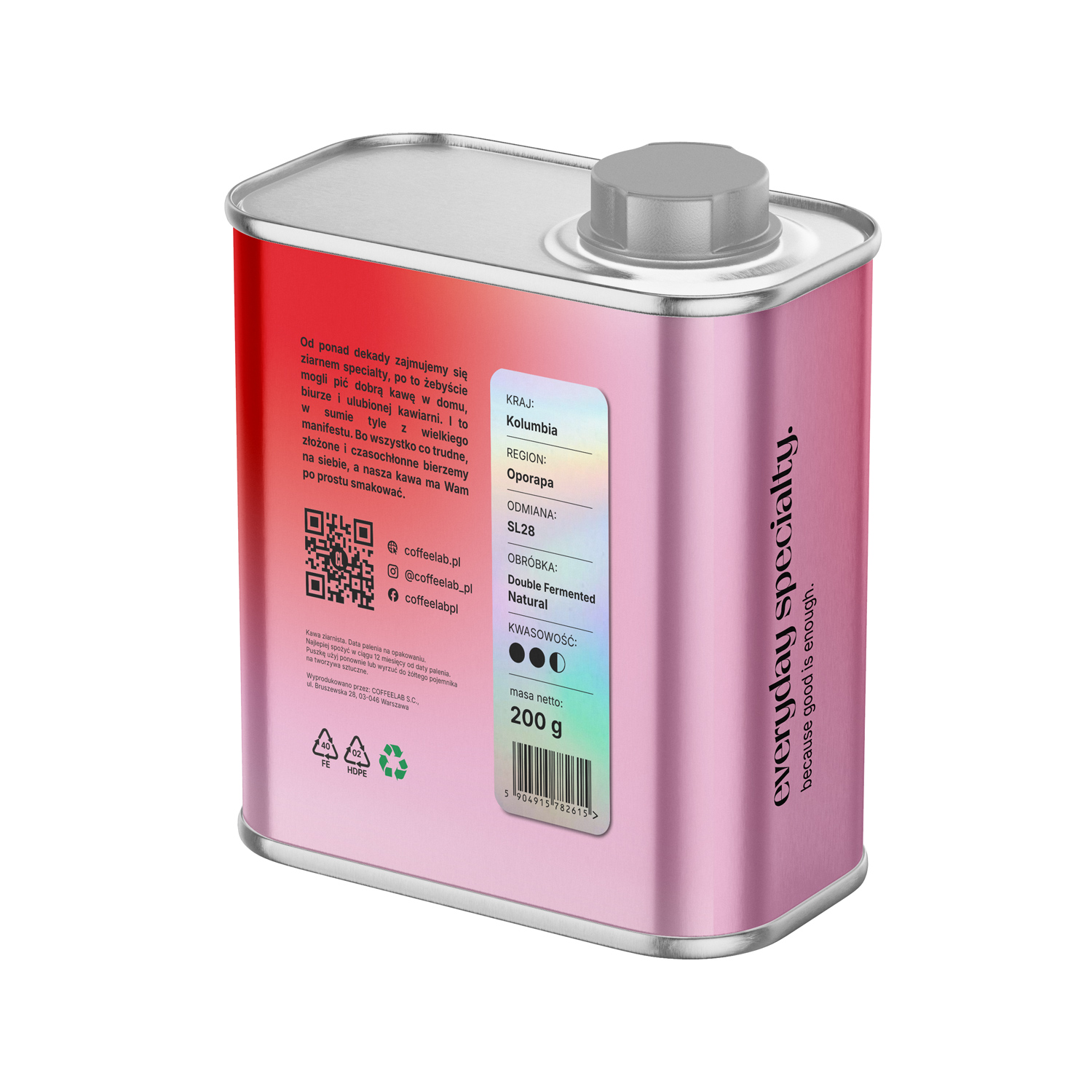 COFFEELAB - Colombia Finca Quebraditas Filter 200 g