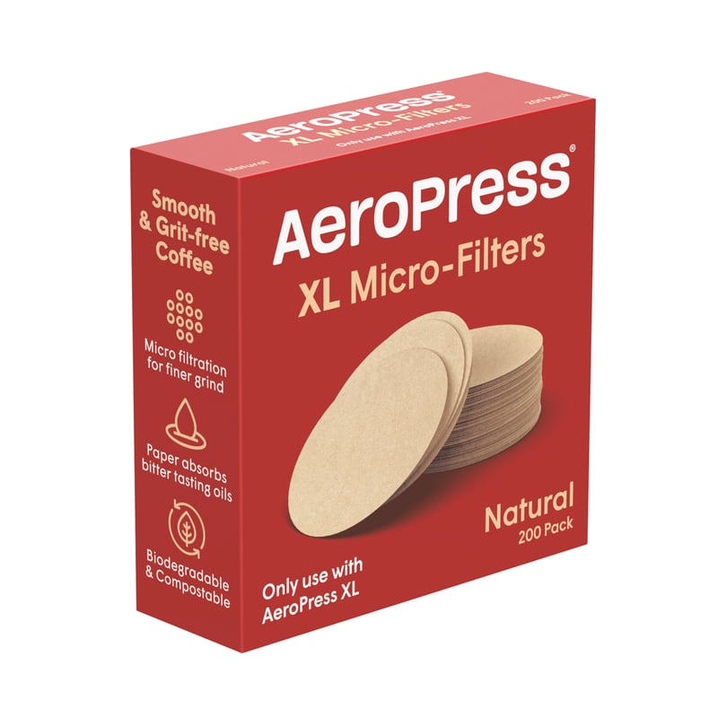 AeroPress - Natural XL Paper Micro-Filters 200 Pieces