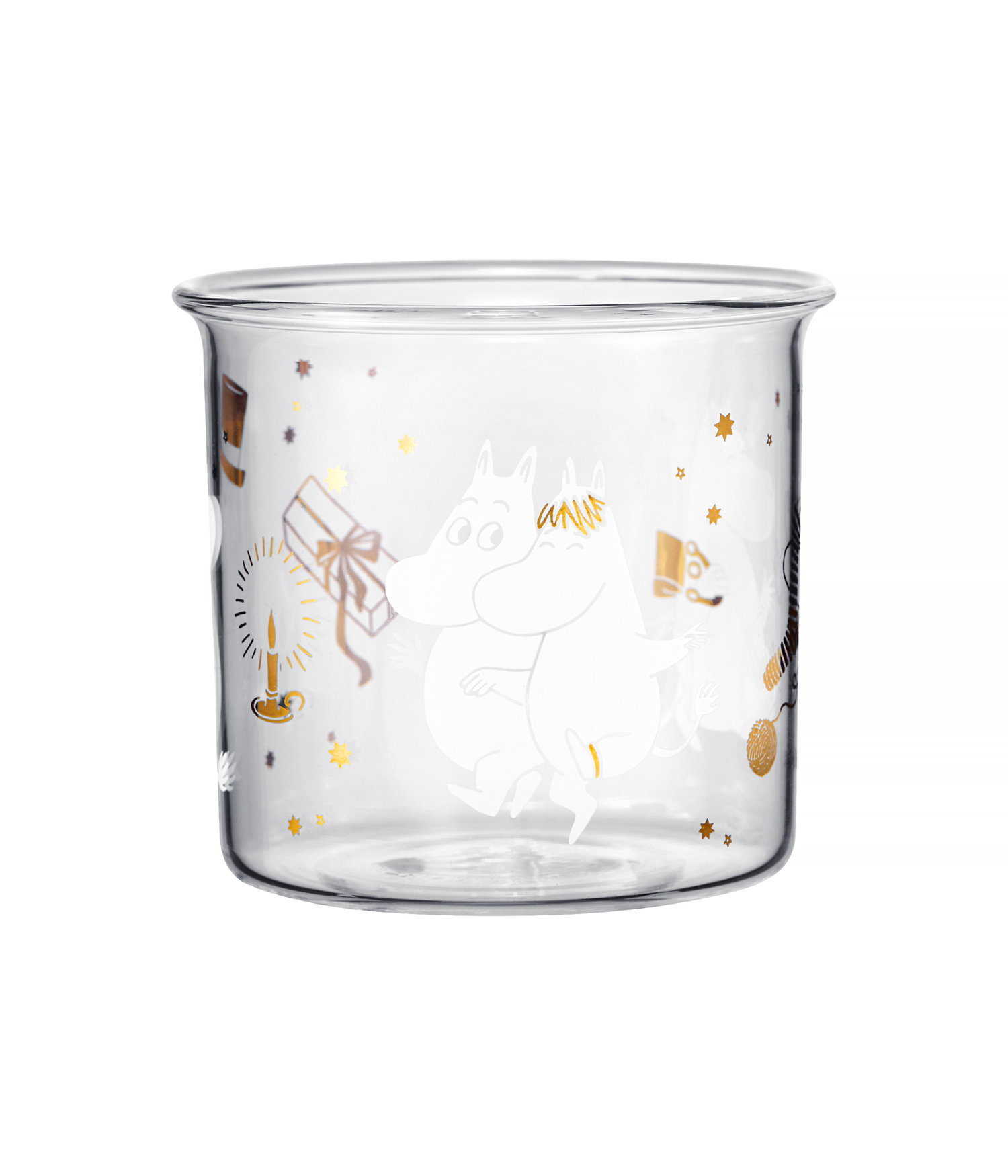 Moomin - Sparkling Stars Glass Mug 350ml Transparent