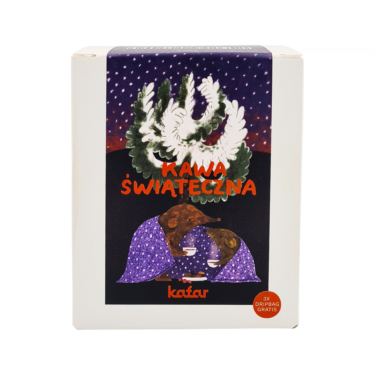 Kafar - kawa ziarnista XMASS BRAZYLIA Anaerobic Natural Filter 250 g + 3 DRIPBAGI