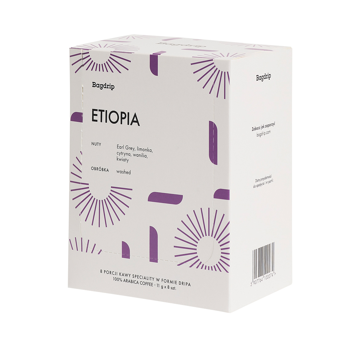 Bagdrip - kawa w saszetkach Etiopia Box - 8 saszetek 11 g