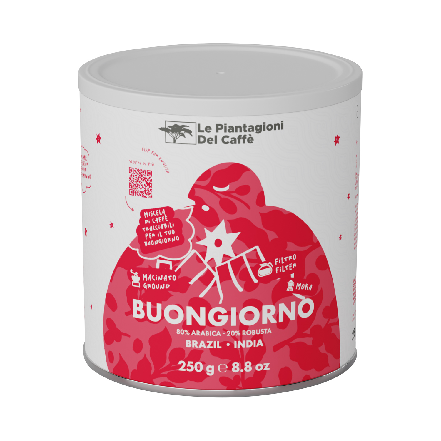 Le Piantagioni del Caffe - kawa mielona Buongiorno Espresso 250g