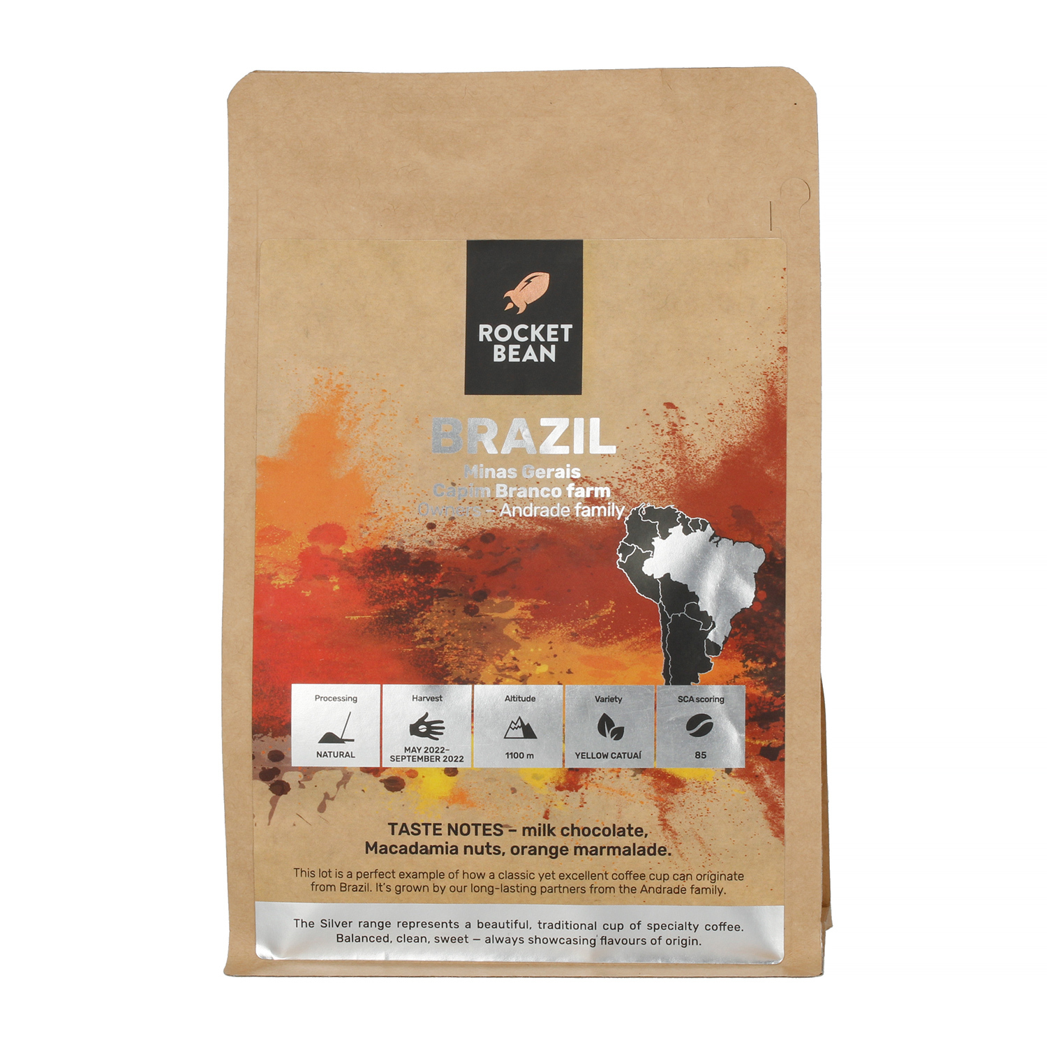 Rocket Bean - Brazil Capim Branco Natural Filter 200g