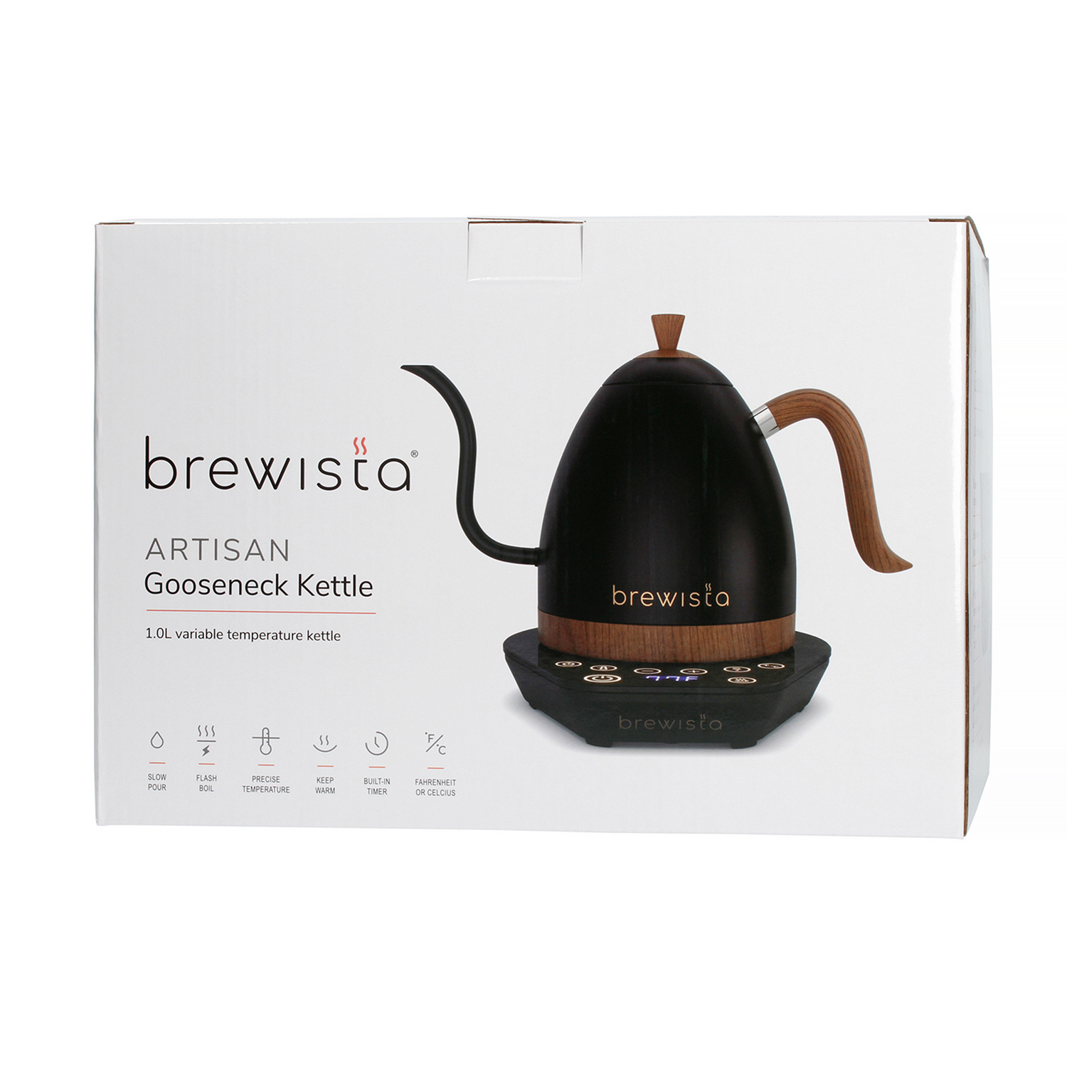 Brewista - Artisan Variable Temperature Kettle Czarny 1l - Czajnik elektryczny (outlet)