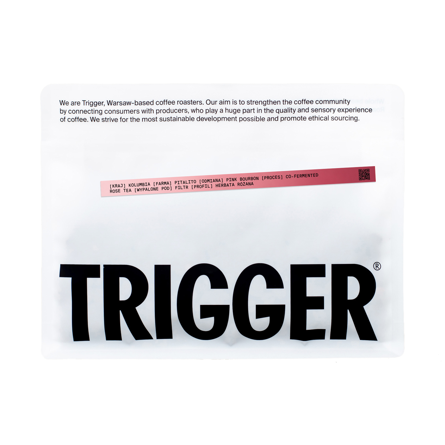 Trigger - Colombia Pitalito Co-fermented Rose Tea Filter 250 g