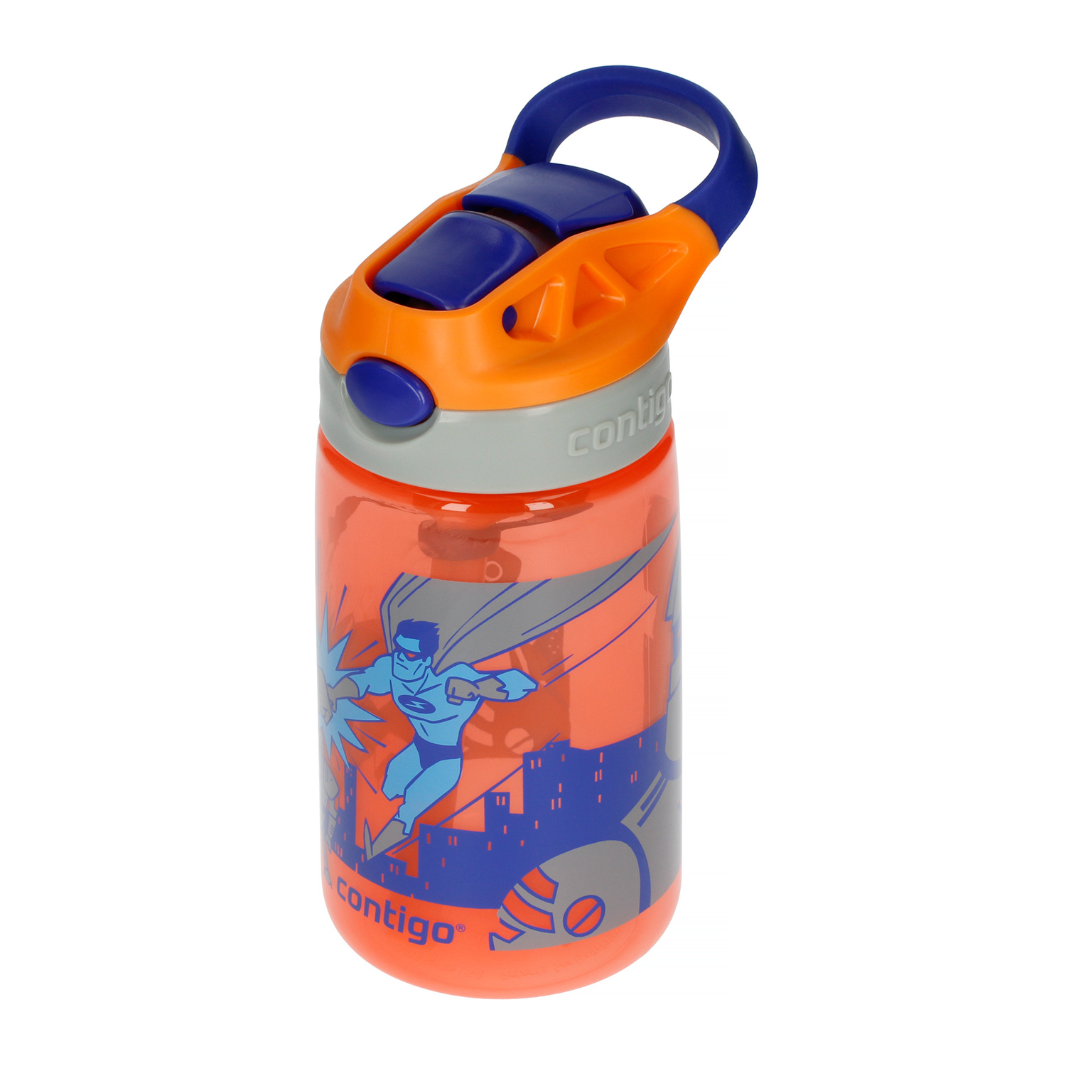 Contigo Water Bottle Kids Spill-Proof Autospout Gizmo Flip French