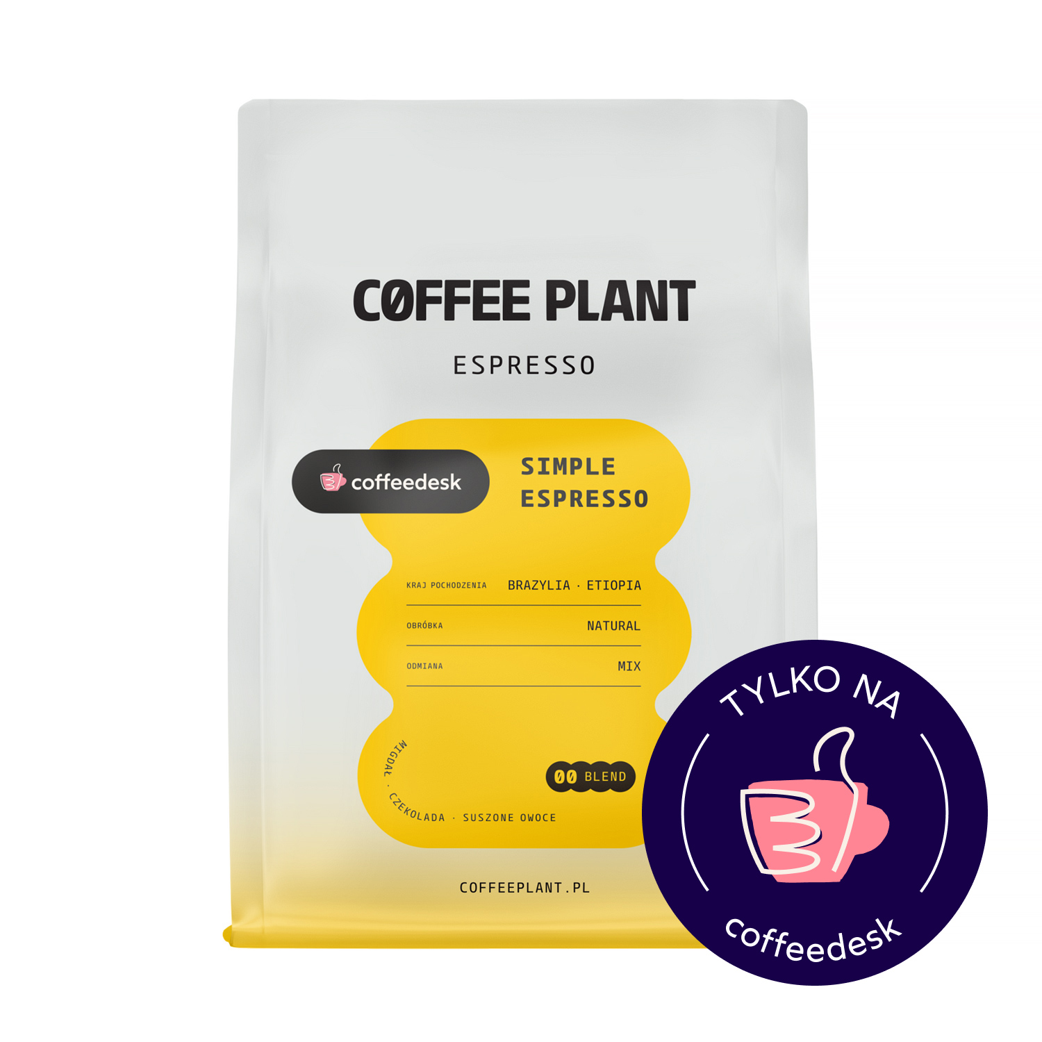 COFFEE PLANT - kawa ziarnista Simple Espresso 250 g