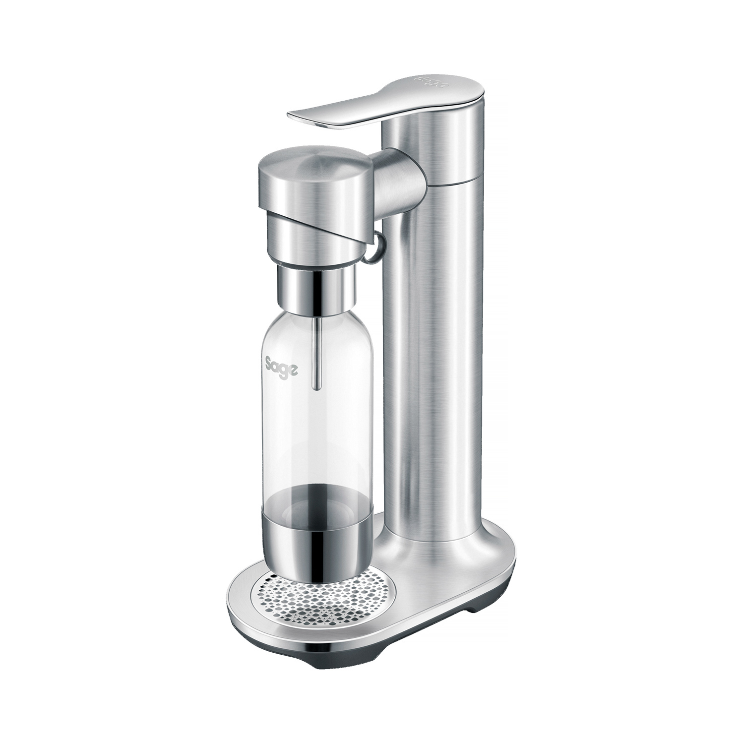 Sage - The InFizz Fusion Brushed Stainless Steel - Carbonated Beverage Maker