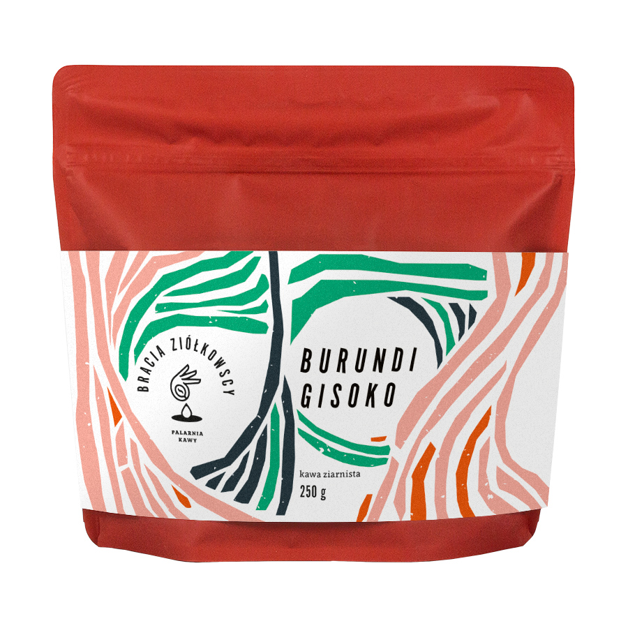 Bracia Ziółkowscy - kawa ziarnista Burundi Gisoko Washed Filter 250 g