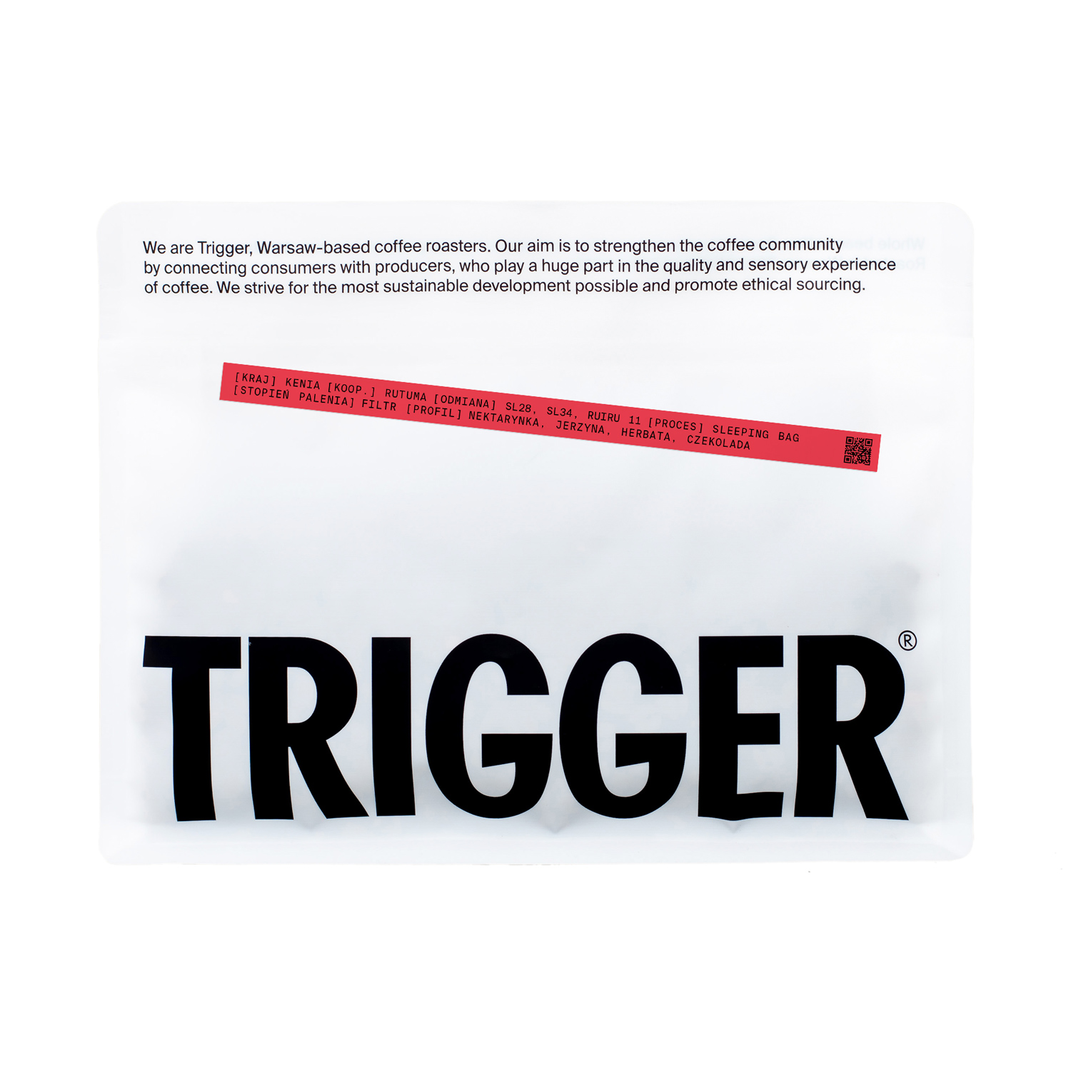 Trigger - kawa ziarnista Kenia Rutuma Sleeping Bag Filter 250 g