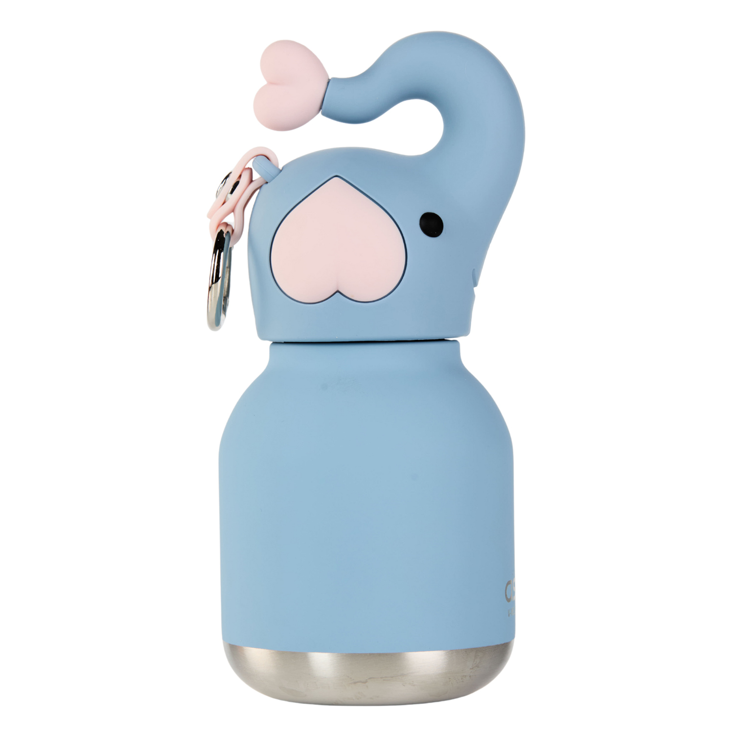 Asobu - Mini Bestie Słoń - Butelka termiczna ze słomką 200 ml