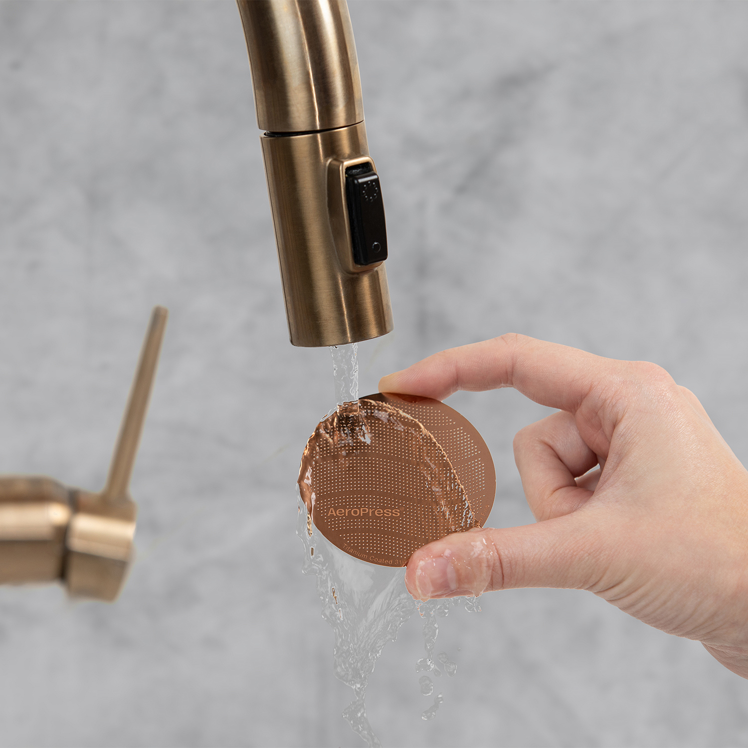 AeroPress - Złoty filtr ze stali nierdzewnej - Standard