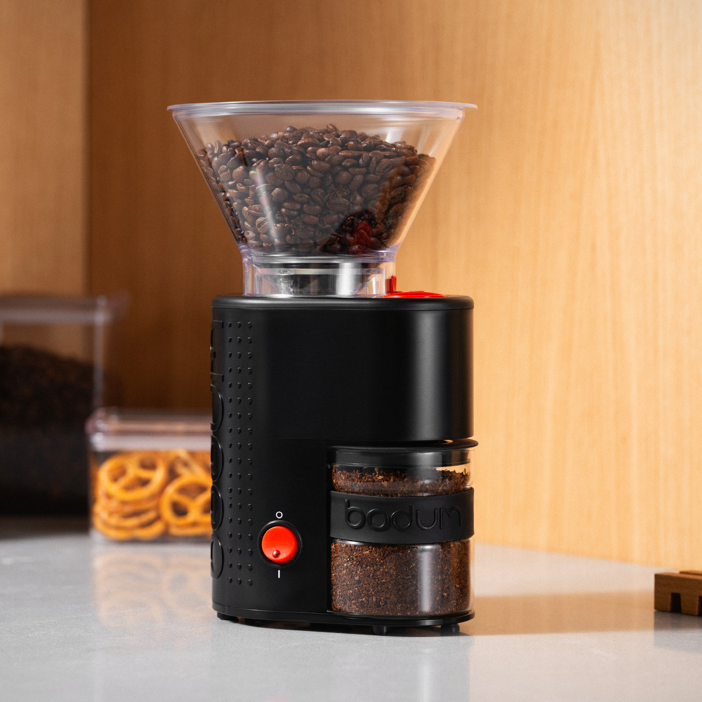 Bodum - Młynek automatyczny Bistro Black guma