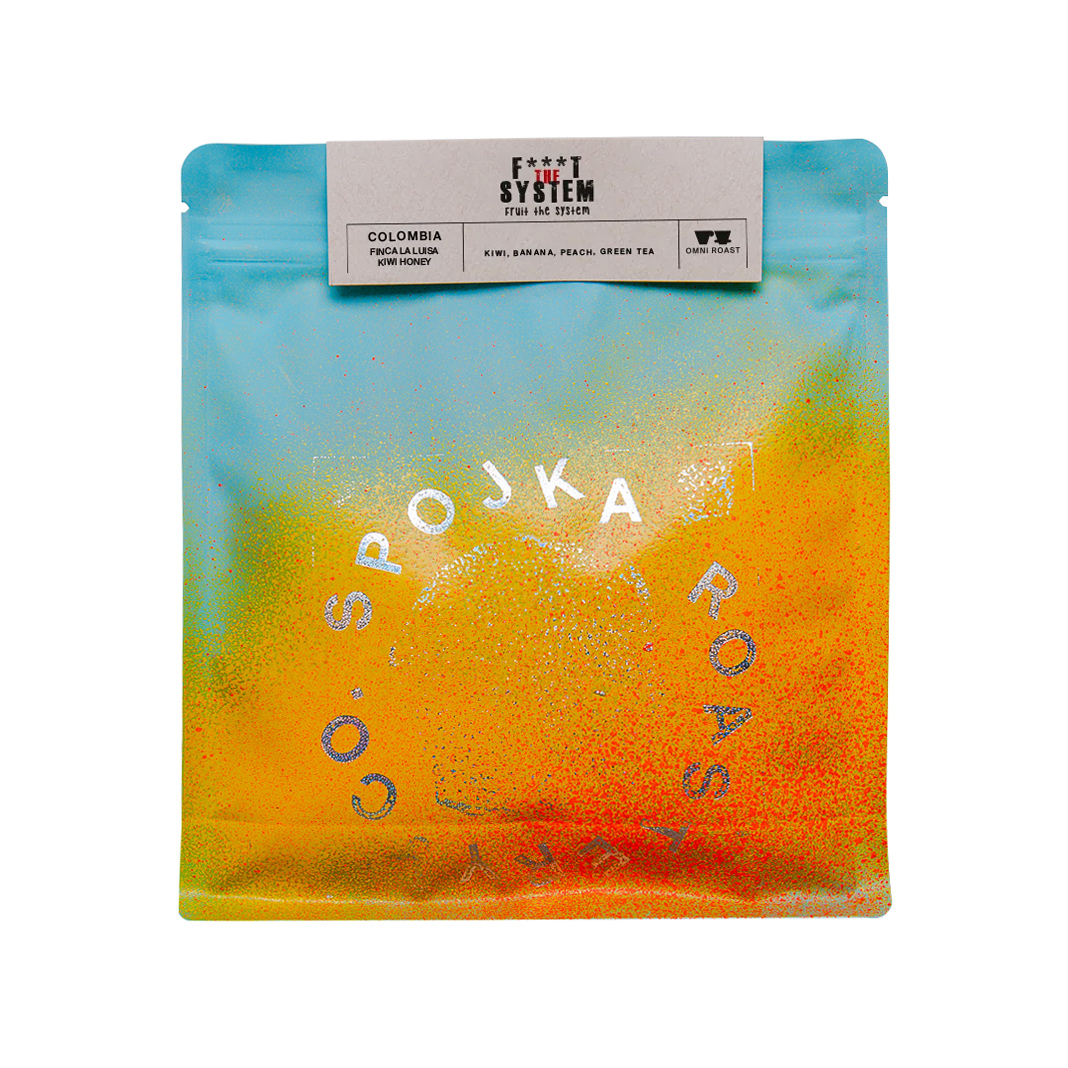 Spojka - kawa ziarnista Kolumbia Fruit the system Honey Omniroast 200 g