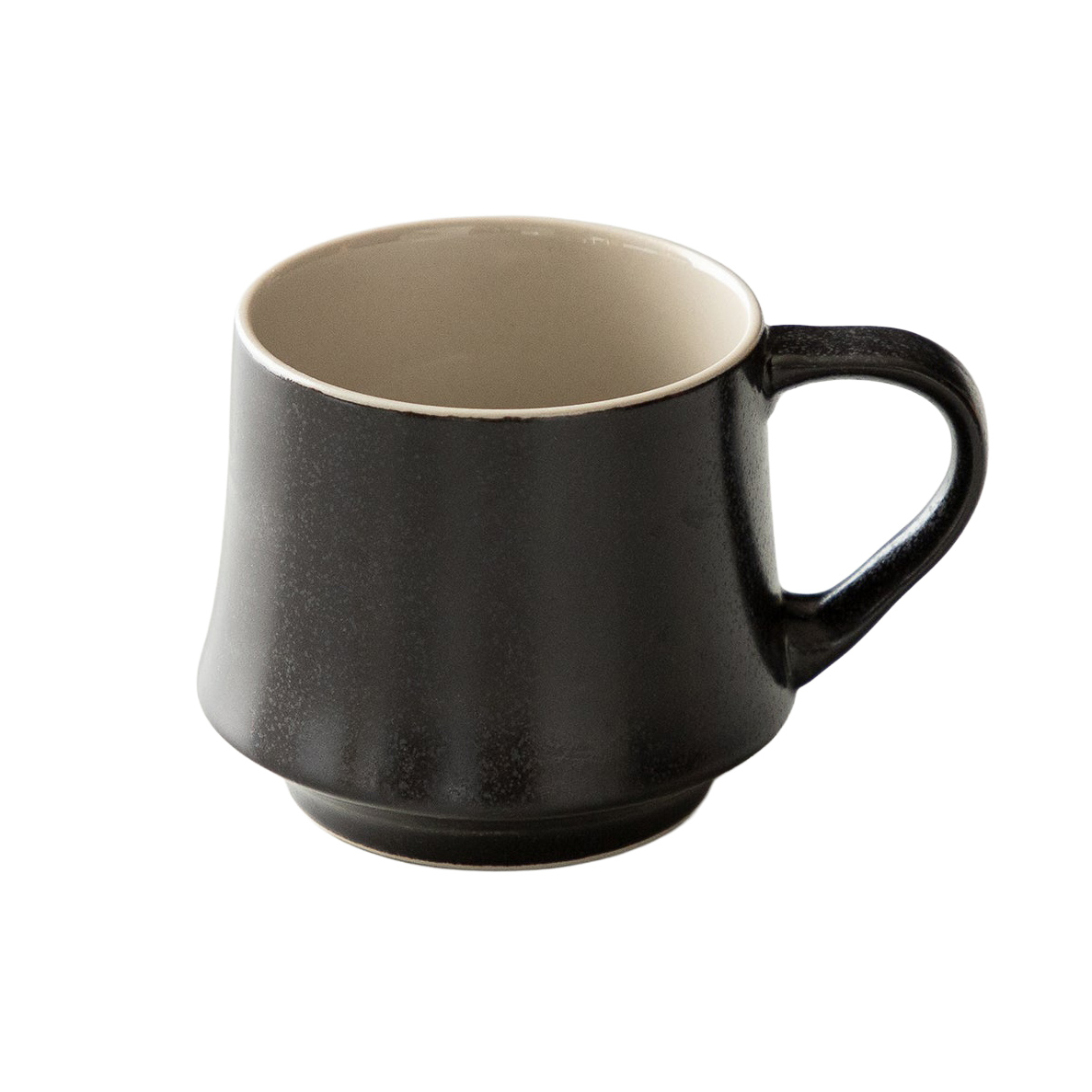 ORIGAMI - Kubek ceramiczny Flare Mug 300ml Czarny