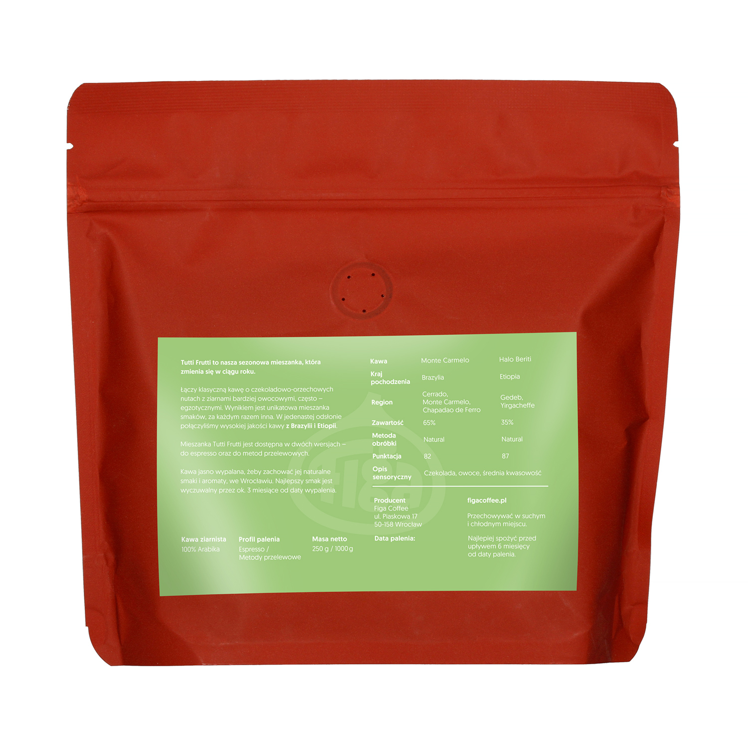 Figa Coffee - Tutti Frutti 11 Blend Filter 250g