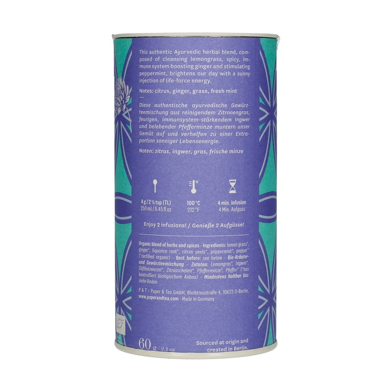 Paper & Tea - Pure Prana - Loose tea - 60g tin