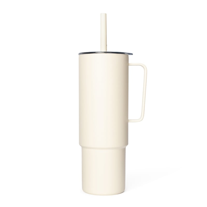 Miir - All Day Straw Cup Ecru - Kubek termiczny ze słomką 950ml