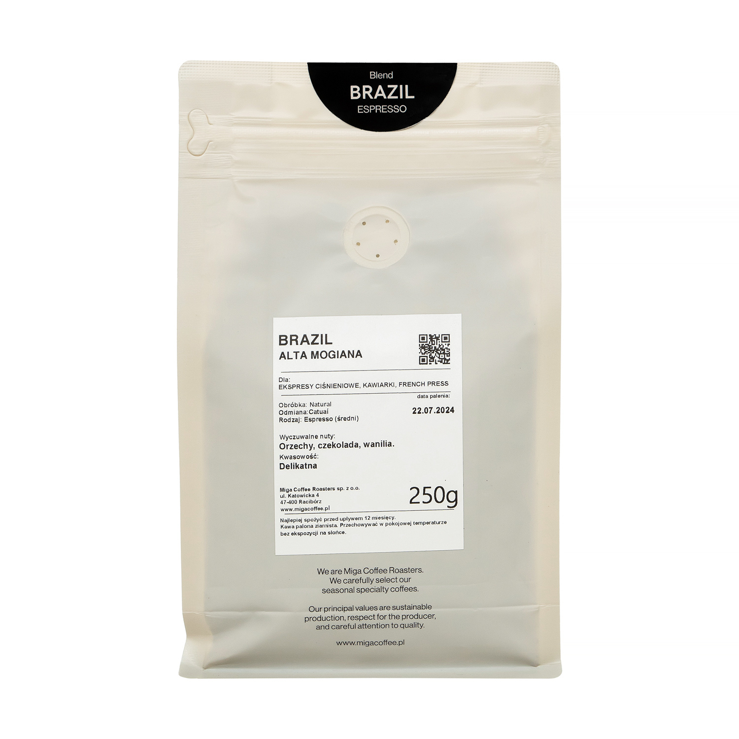 Miga Coffee - Brazil Espresso 250g