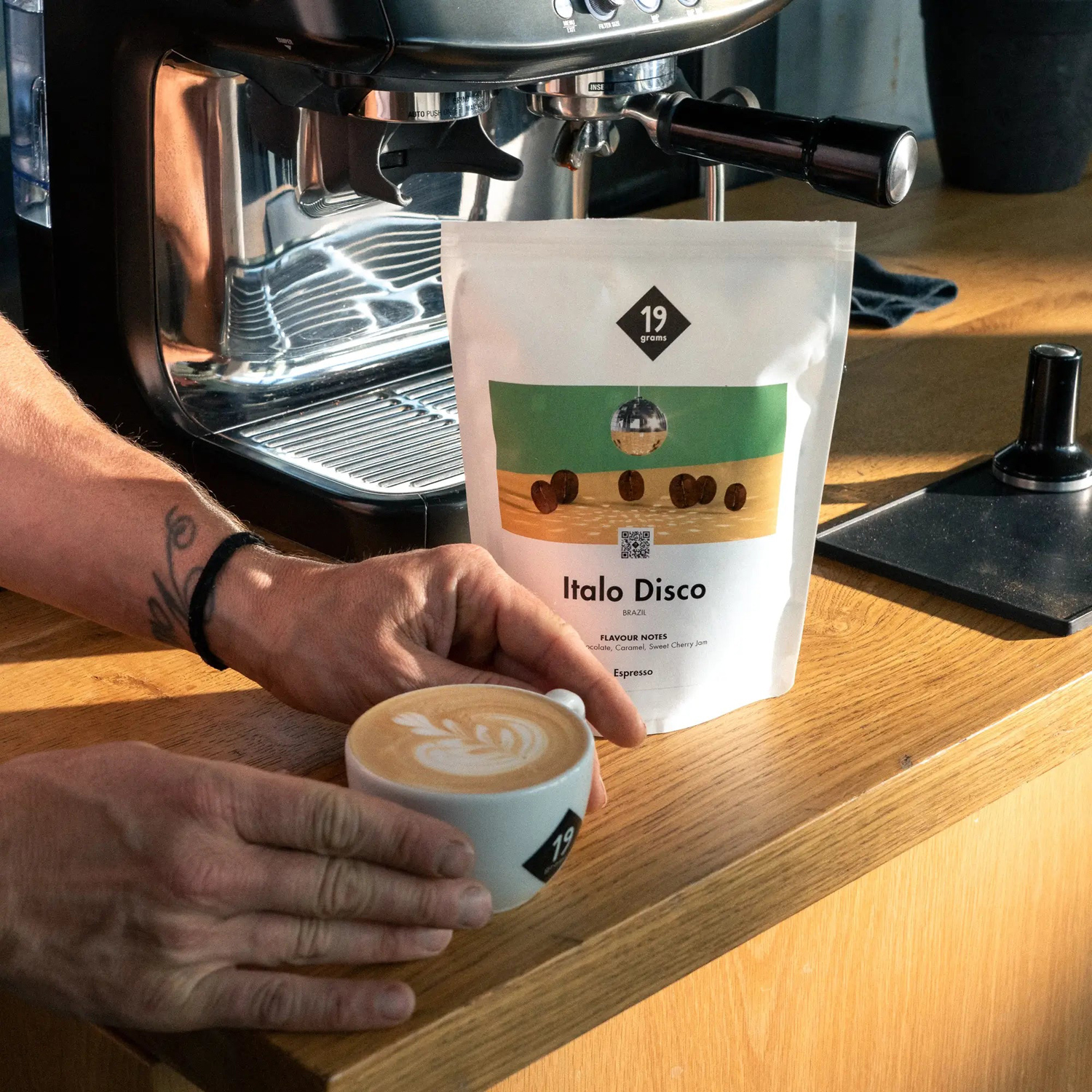 19grams - kawa ziarnista Brazylia Italo Disco Natural Espresso 250 g