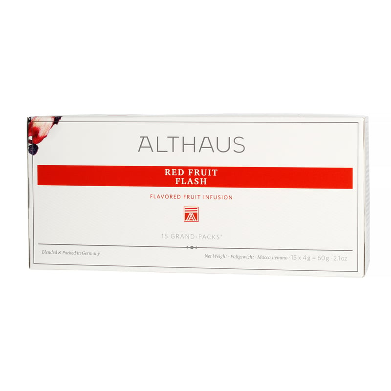 Althaus - Red Fruit Flash Grand Pack - 15 Large Tea Bags