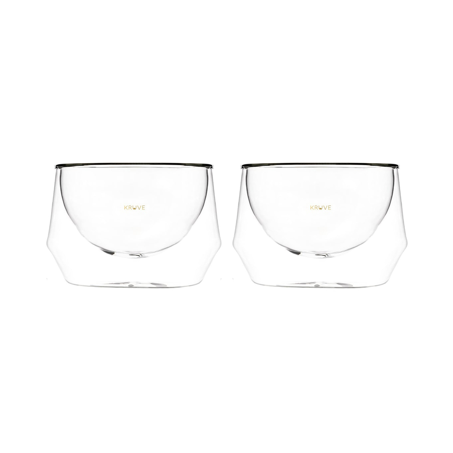 IMAGINE Milk Drink Glass, Hand Made, Double-wall, Set of Two (6.5oz/200ml  Cappuccino)