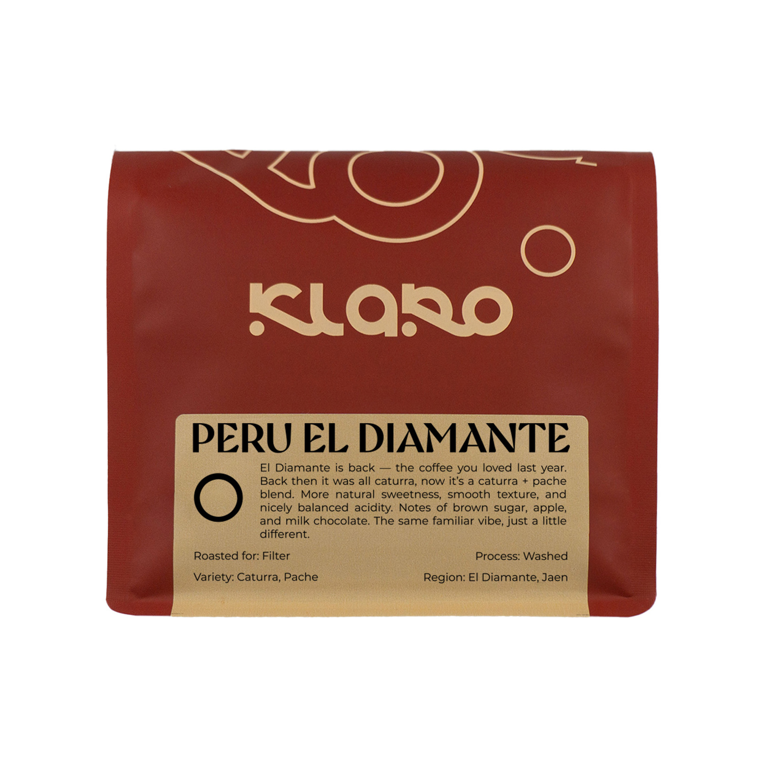 Klaro - kawa ziarnista Peru El Diamante Washed Filter 250 g