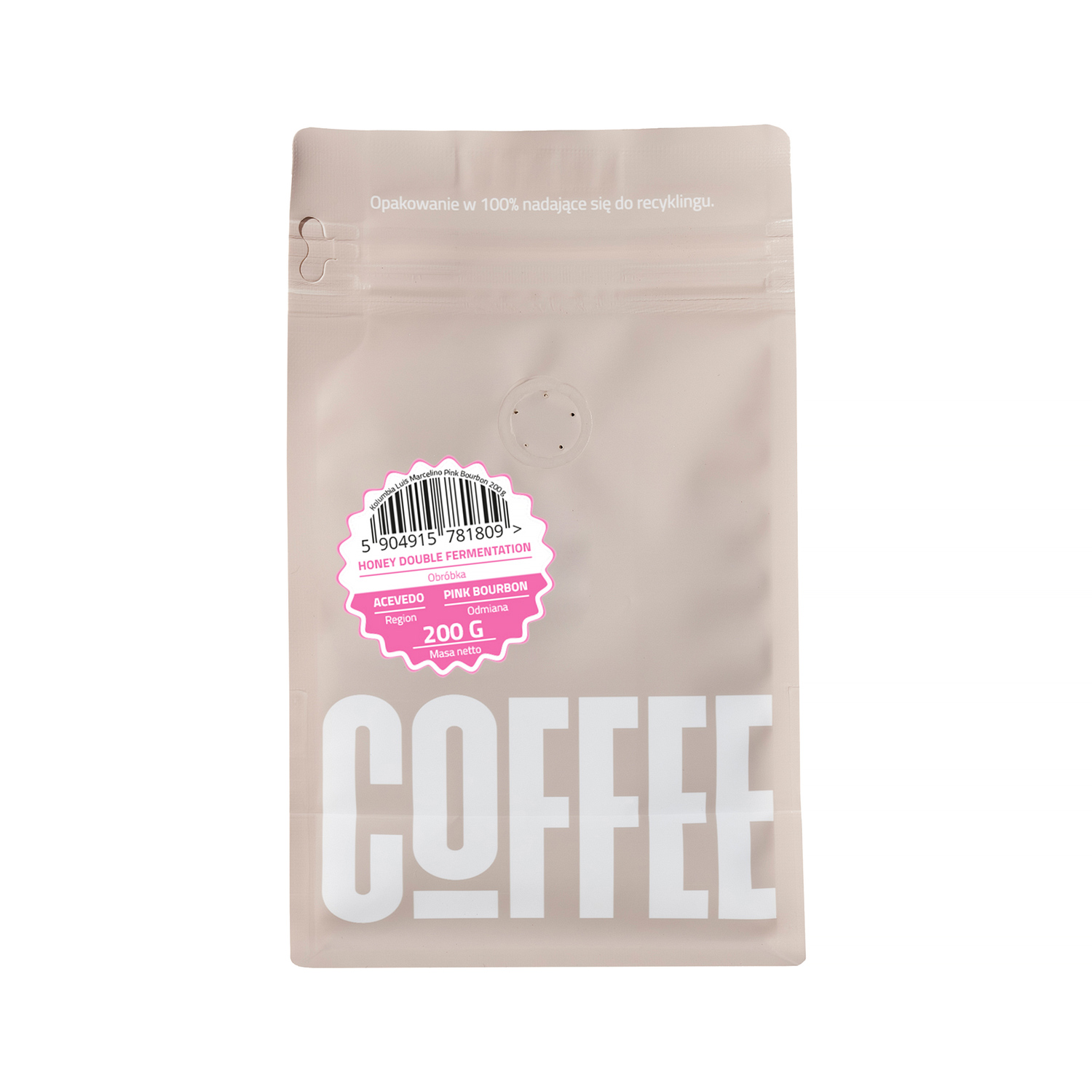 COFFEELAB - Colombia Luis Marcelino Pink Bourbon Honey Double Fermentation Filter 200g