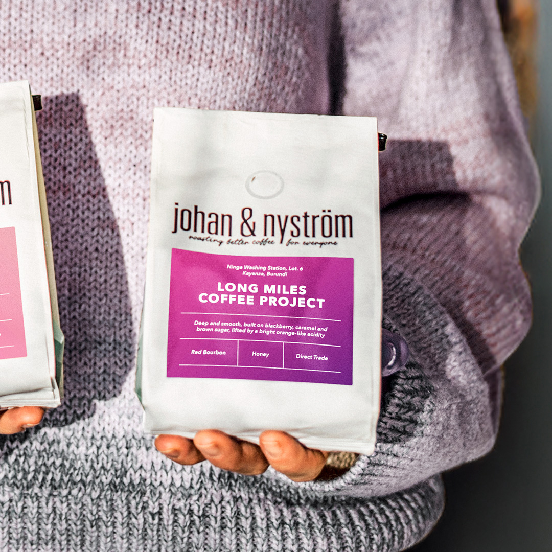 Johan & Nyström - kawa ziarnista Burundi Long Miles Ninga Honey Filter 250 g