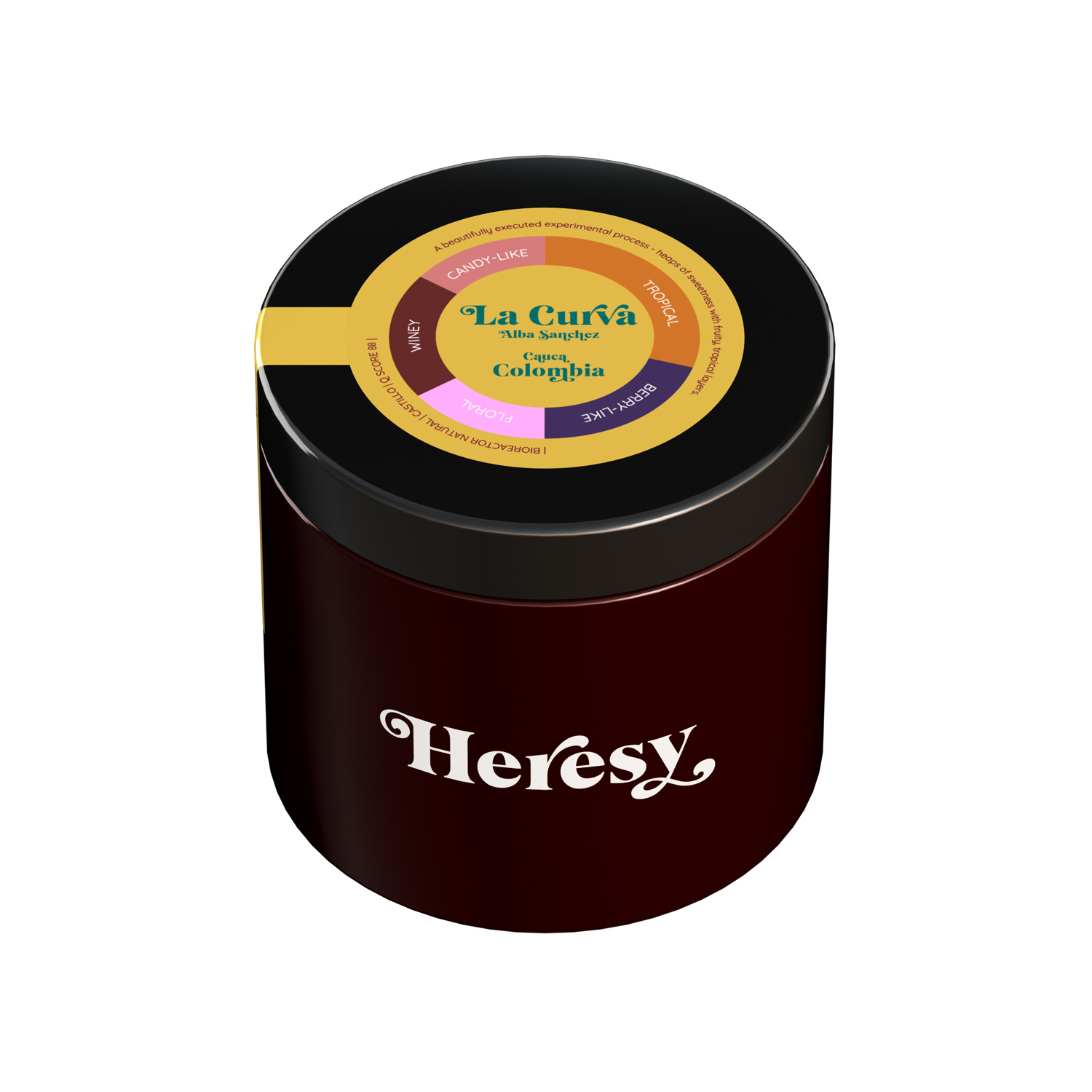 Heresy - kawa ziarnista Kolumbia Finca La Curva Bioreactor Natural Filter 252 g
