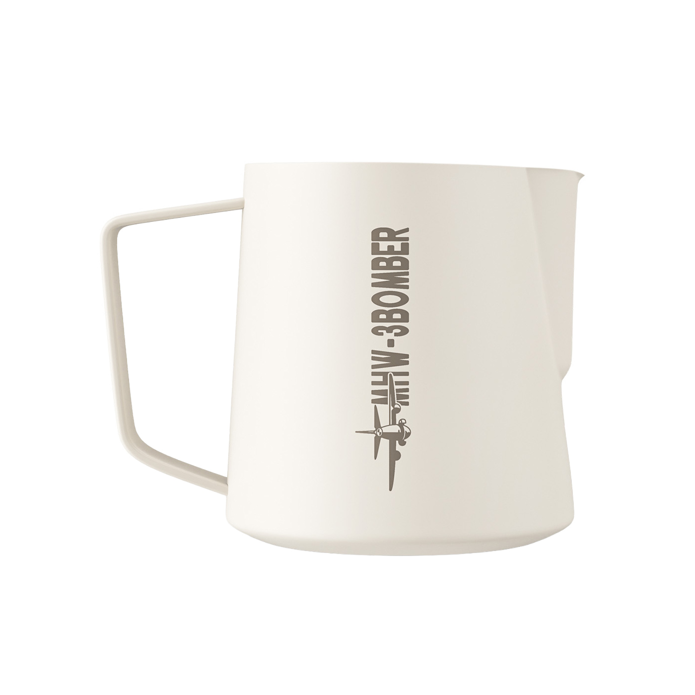 MHW-3BOMBER - Dzbanek do spieniania mleka 5.0 stal nierdzewna biały mat 600 ml 